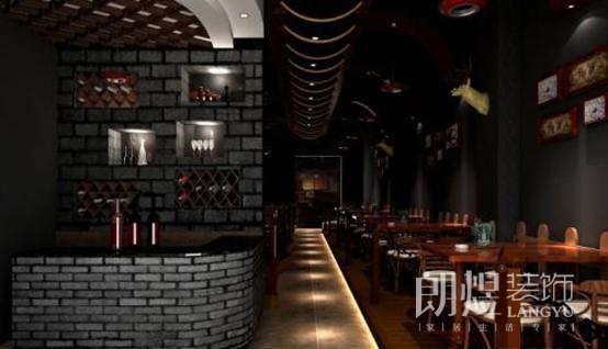 餐饮饭馆收银台装修效果图