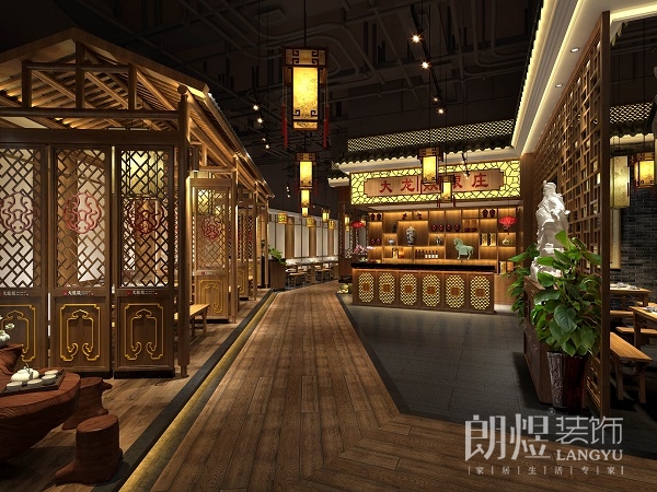 火锅店装修设计效果图