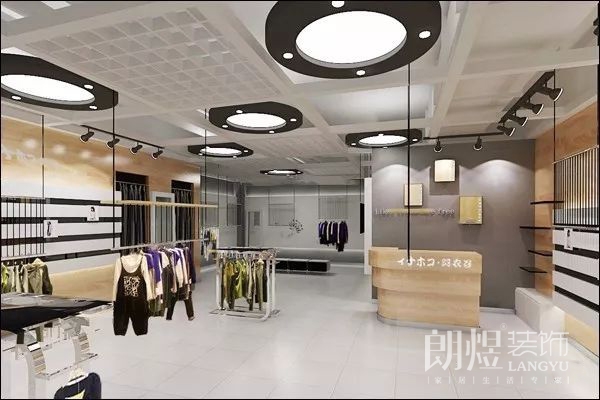 时尚女装店铺装修效果图