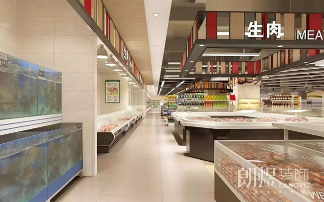 2000平大型百货超市装修设计