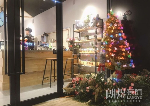 奶茶店灯光设计装修效果