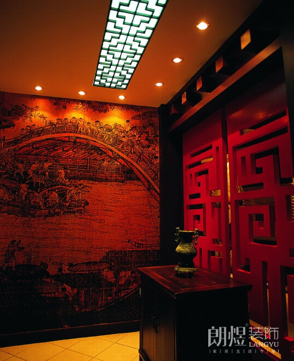中式茶艺馆装修效果图