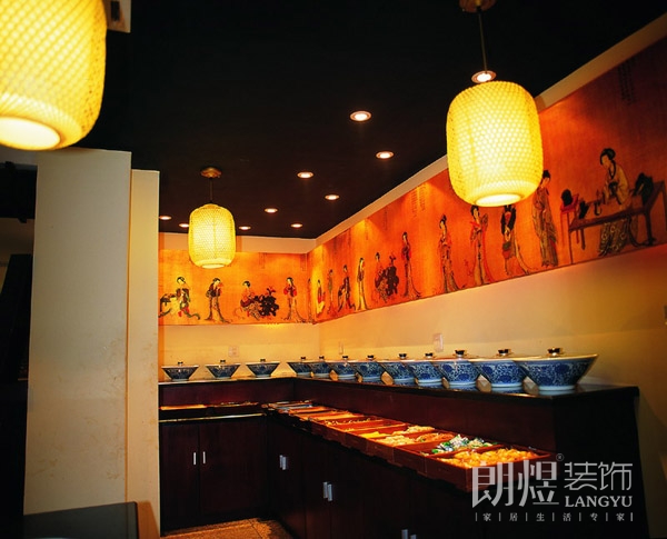 中式茶艺馆装修效果图