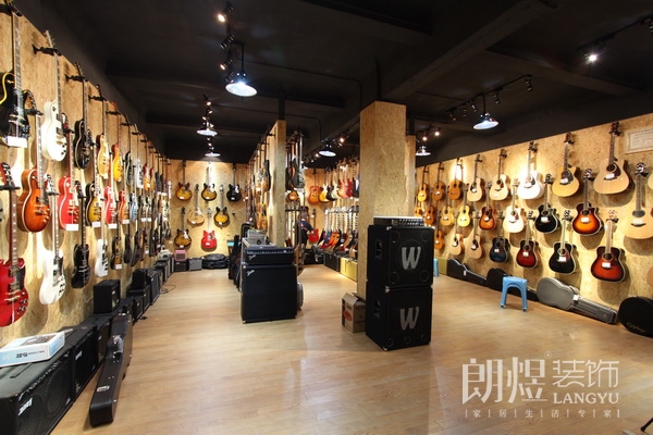 简单又便宜的乐器店装修效果图赏析