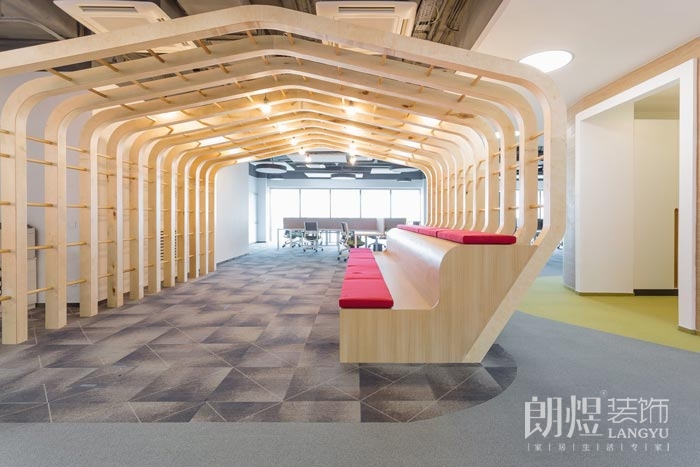 个性时尚的现代办公室装修设计效果图