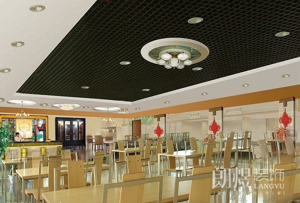 高速公路服务区餐厅装修效果图