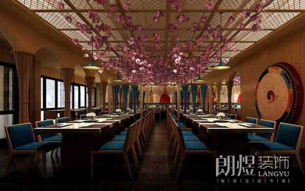 韩式烧烤店装修效果图