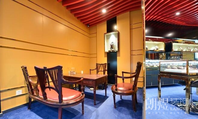简单时尚的饰品店铺效果图
