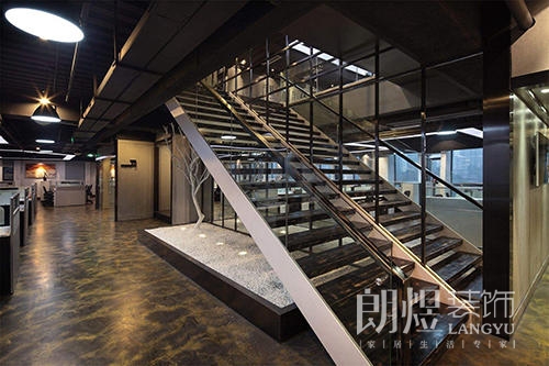 踏板式楼梯装饰效果图