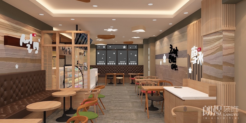 店铺隔断设计效果图