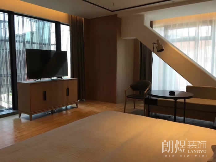 现代风格商务宾馆装修效果图