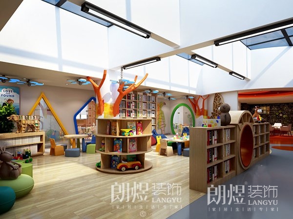 成都双流早教培训机构娱乐区装修设计