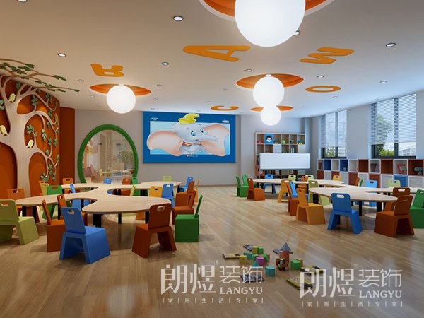 成都双流早教培训机构娱乐区装修设计