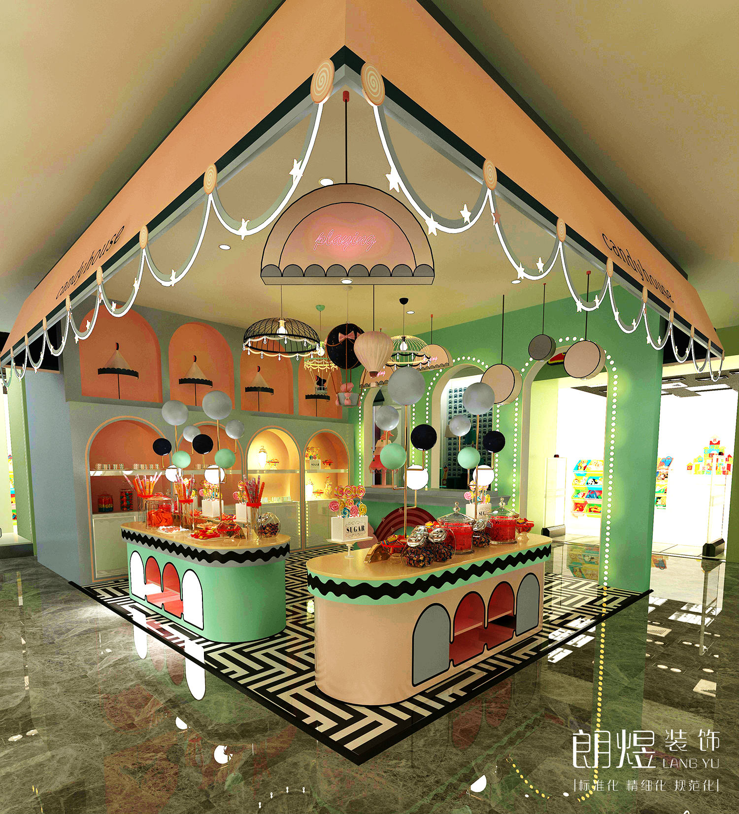 创意成都蛋糕店装修效果图