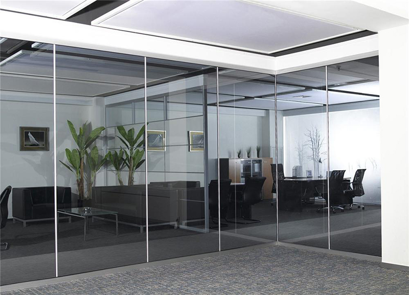 办公室装修 - 玻璃暗门设计效果图