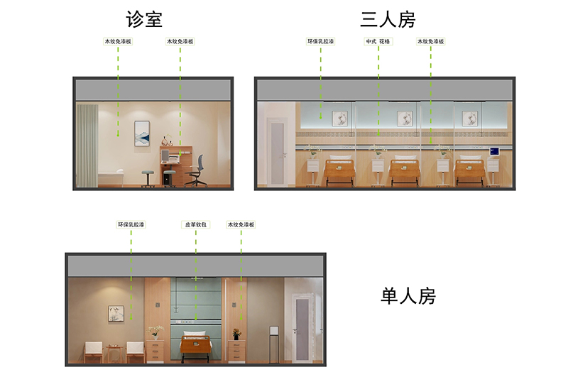 老年康疗医院装修设计效果图