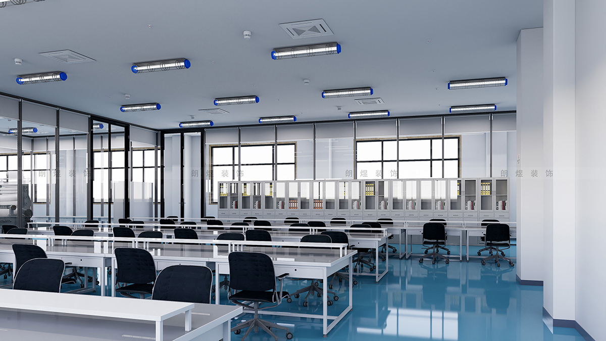 现代化工业制造办公厂房装修效果图