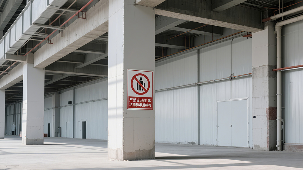 厂房结构安全严禁变动主体
