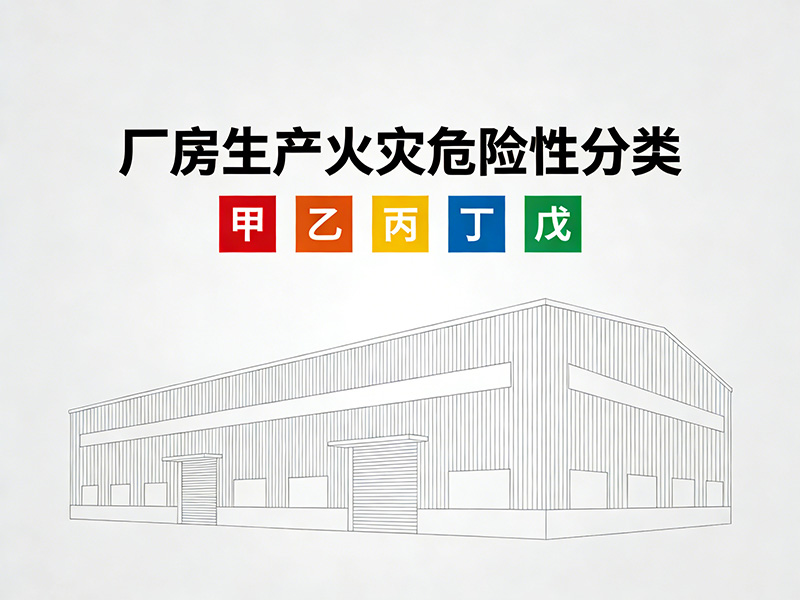 厂房火灾危险性分甲、乙、丙、丁、戊五类
