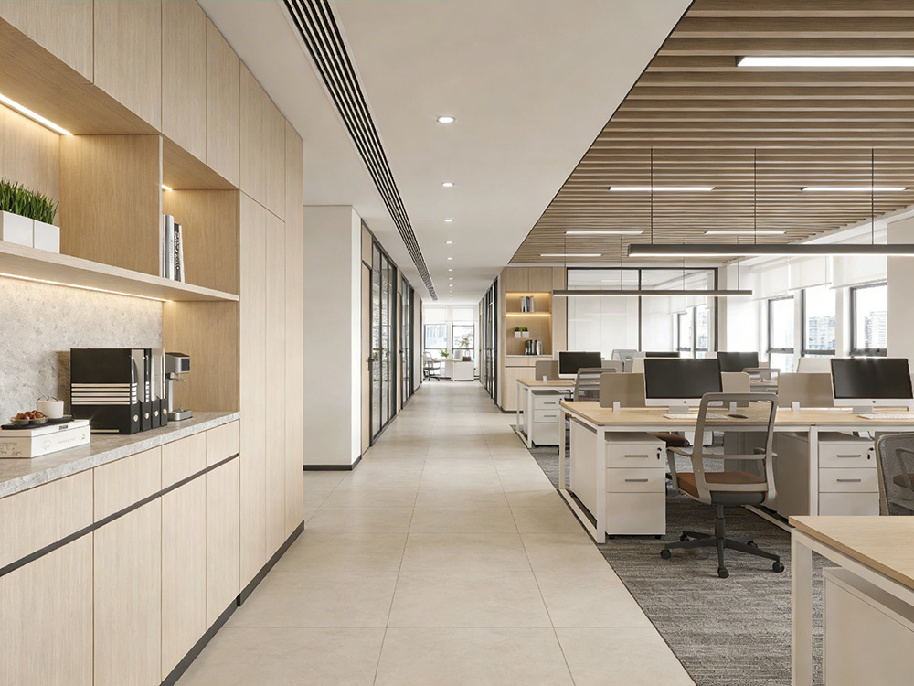 简洁的办公室装修效果属于什么装修品质？
