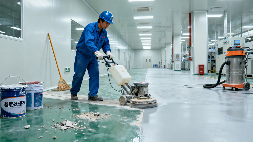 SMT车间地坪施工
